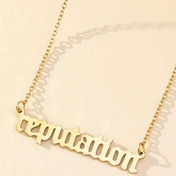 Reputation Gold Necklace (Taylor Swift) - Picture 1 of 2